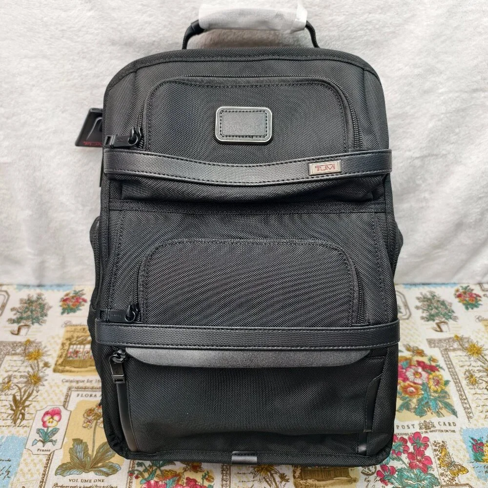 🌺TUMI Alpha 3 Backpack | Ballistic Nylon Large Capacity | Business & Travel